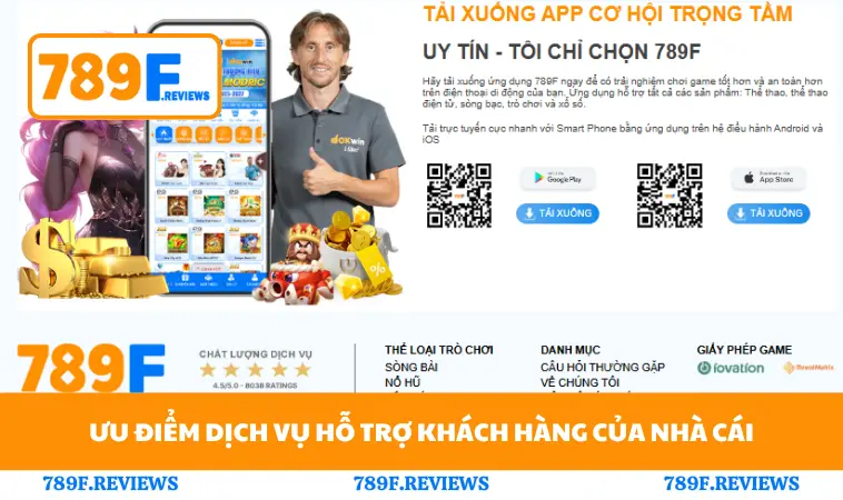Ưu điểm dịch vụ hỗ trợ khách hàng của nhà cái